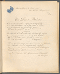 Album de poésies de la Comtesse Auriemma Vianelli de Venise