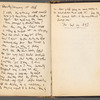 [Diary] Holograph notebook, Entry for January 1, 1898