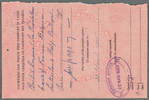 Passport Extract, Signed by Virginia Woolf, with Photograph