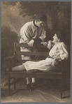 Publicity photograph of Mike Donlin and Mabel Hite for Vaudeville baseball skit Stealing Home