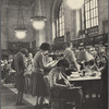 Photograph of researchers in southwest Main Reading Room