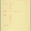 Order for Event #1 at Brooklyn Academy of Music