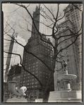 Central Park Plaza: Hotel Sherry-Netherland (center), Hotel Savoy Plaza (right), From 58th Street and Fifth Avenue
