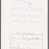 William Goldberg, 771 Broadway