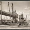 Queensboro Bridge: II, Long Island City, Queens, looking southwest from pier at 41st Road