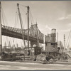 Queensboro Bridge: II, Long Island City, Queens, looking southwest from pier at 41st Road