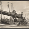 Queensboro Bridge: II, Long Island City, Queens, looking southwest from pier at 41st Road