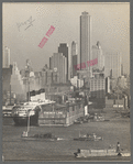 Manhattan Skyline, From Boulevard East and Hudson Place, Weehawken, New Jersey