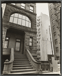 Brownstone front and skyscraper, 4 East 78th Street