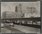 Starrett-Lehigh Building: II, 601 West 26th Street, from Eleventh Avenue and 23rd street looking northeast past the West Side Express Highway