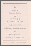 Jennie Goldstein's Prospect Theater