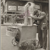 Roast corn man, Orchard and Hester Streets