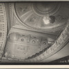 Fifth Avenue Theater interior: showing chandelier, rotunda and second balcony, 1185 Broadway