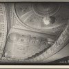 Fifth Avenue Theater interior: showing chandelier, rotunda and second balcony, 1185 Broadway