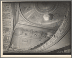Fifth Avenue Theater interior: showing chandelier, rotunda and second balcony, 1185 Broadway