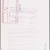 Fifth Avenue Theater interior: Drinking fountain behind scenes, 1185 Broadway