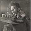 Harlem Community Art Center: III, Student in sculpture class; 290 Lenox Avenue