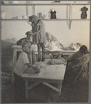 Harlem Community Art Center: students in sculpture class, 290 Lenox Avenue