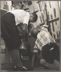 Harlem Community Art Center: students in metal craft class, 290 Lenox Avenue