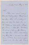 William Cullen Bryant letter to A. Hopkins
