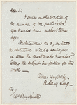 R. Cary Long letter to E.A. Duyckinck