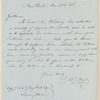 Ralph Hoyt letter to E.A. Duyckinck
