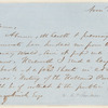 William H.C. Hosmer letter to E.A. Duyckinck