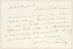 Joel Tyler Headley letter to E.A. Duyckinck