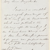 John Bigelow letter to E.A. Duyckinck