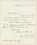 John Esten Cooke letter to E.A. Duyckinck