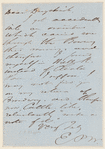 Edwin Percy Whipple letter to E. A. Duyckinck