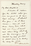 Herman Melville letter to E.A. Duyckinck