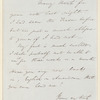 Charles Astor Bristed letter to E.A. Duyckinck