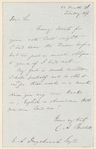 Charles Astor Bristed letter to E.A. Duyckinck