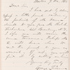George Livermore letter
