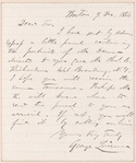 George Livermore letter