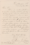 Benson J. Lossing letter to William L. Andrews