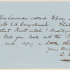 Charles A. Lanman letter to E.A. Duyckinck