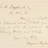 Bayard Taylor letter to E.A. Duyckinck