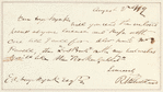 Richard Henry Stoddard letter to E.A. Duyckinck