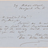 William Allen Butler letter to Charles W. Landford