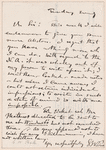 George W. Peck letter to “Dear Sir”