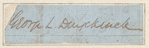 Clipped autograph