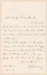 Edward Elbridge Salisbury letter to E.A. Duyckinck