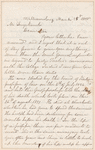 Silas Potter letter to E.A. Duyckinck