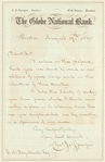 Charles Sprague letter to E.A. Duyckinck