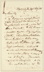 Henry Rowe Schoolcraft letter to E.A. Duyckinck