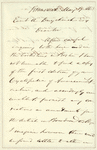 Leonard Woods letter to E.A. Duyckinck