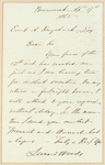 Leonard Woods letter to E.A. Duyckinck