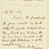 Alonzo Potter letter